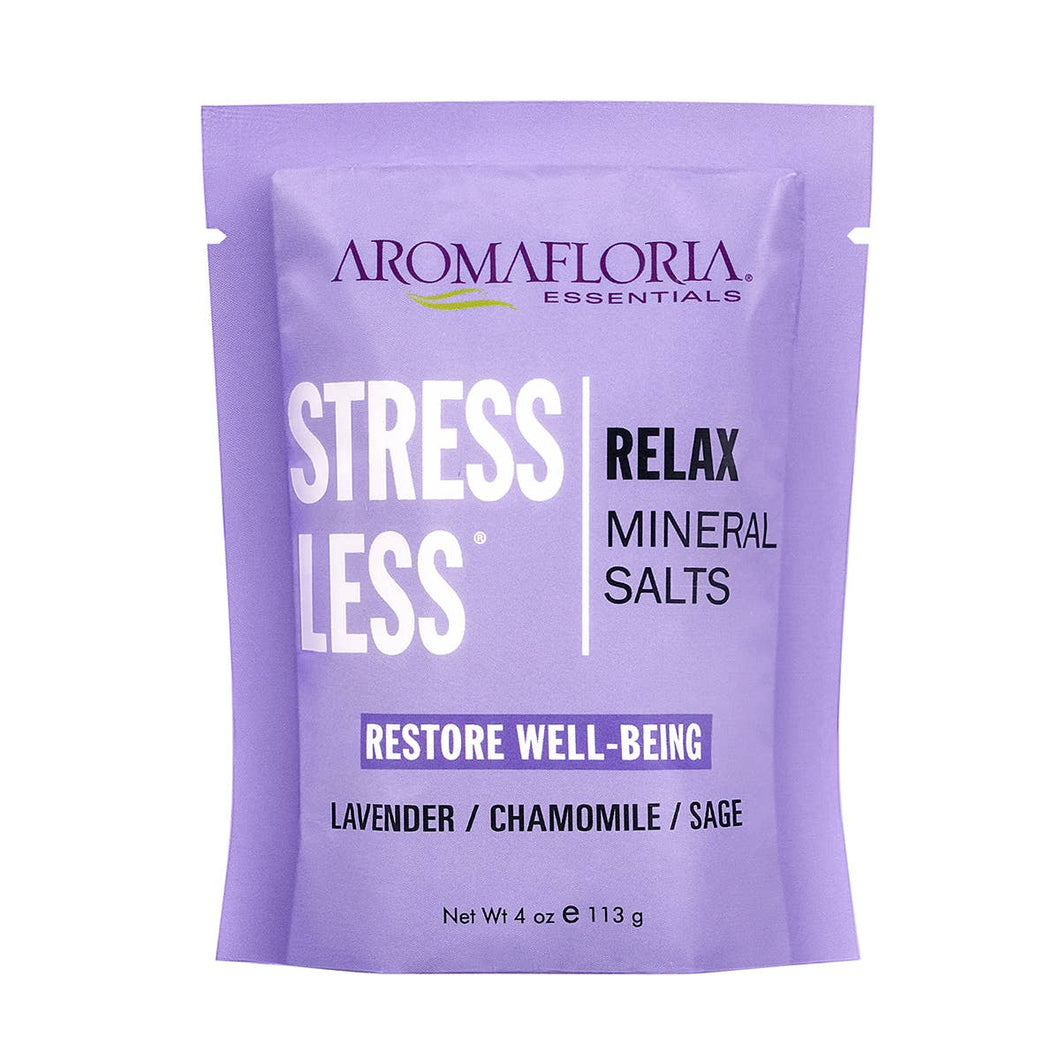 Aromafloria Essentials - Stress Less Relax Mineral Salts - Travel Size