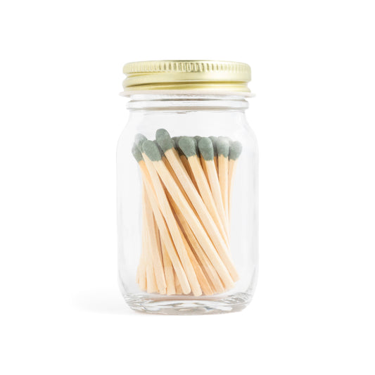 Enlighten the Occasion - Marine Sage Matches in Mini Mason Jar