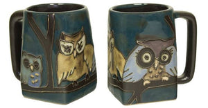 Galleyware - Mara Stoneware Owls on Branch Square Mug