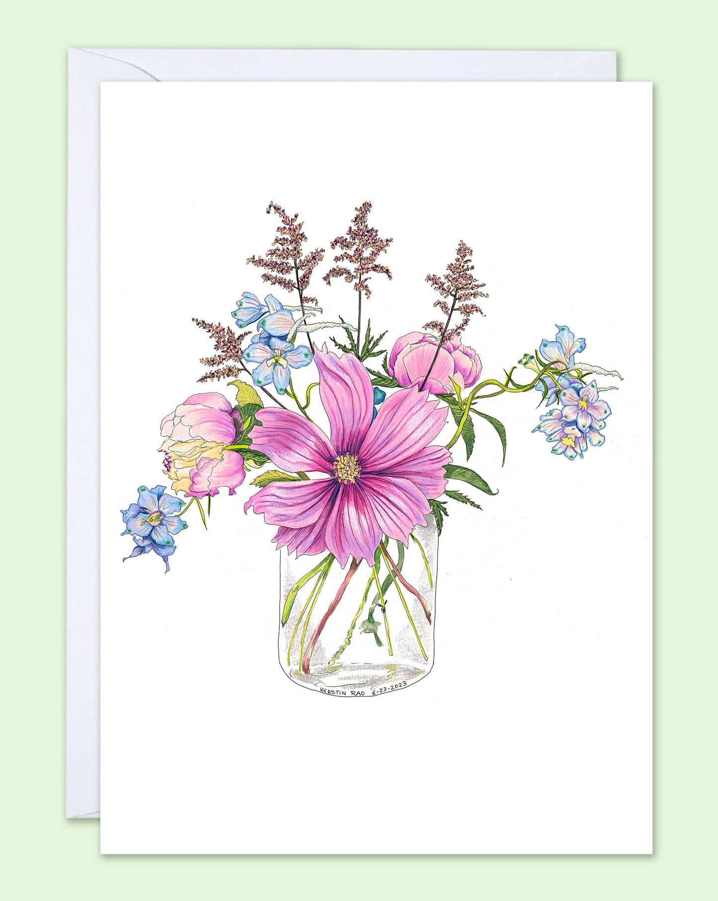 Vivid Cottage - Dash of Drama - card