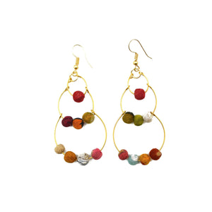 Anju Jewelry - Aasha Rows of Beads Earrings
