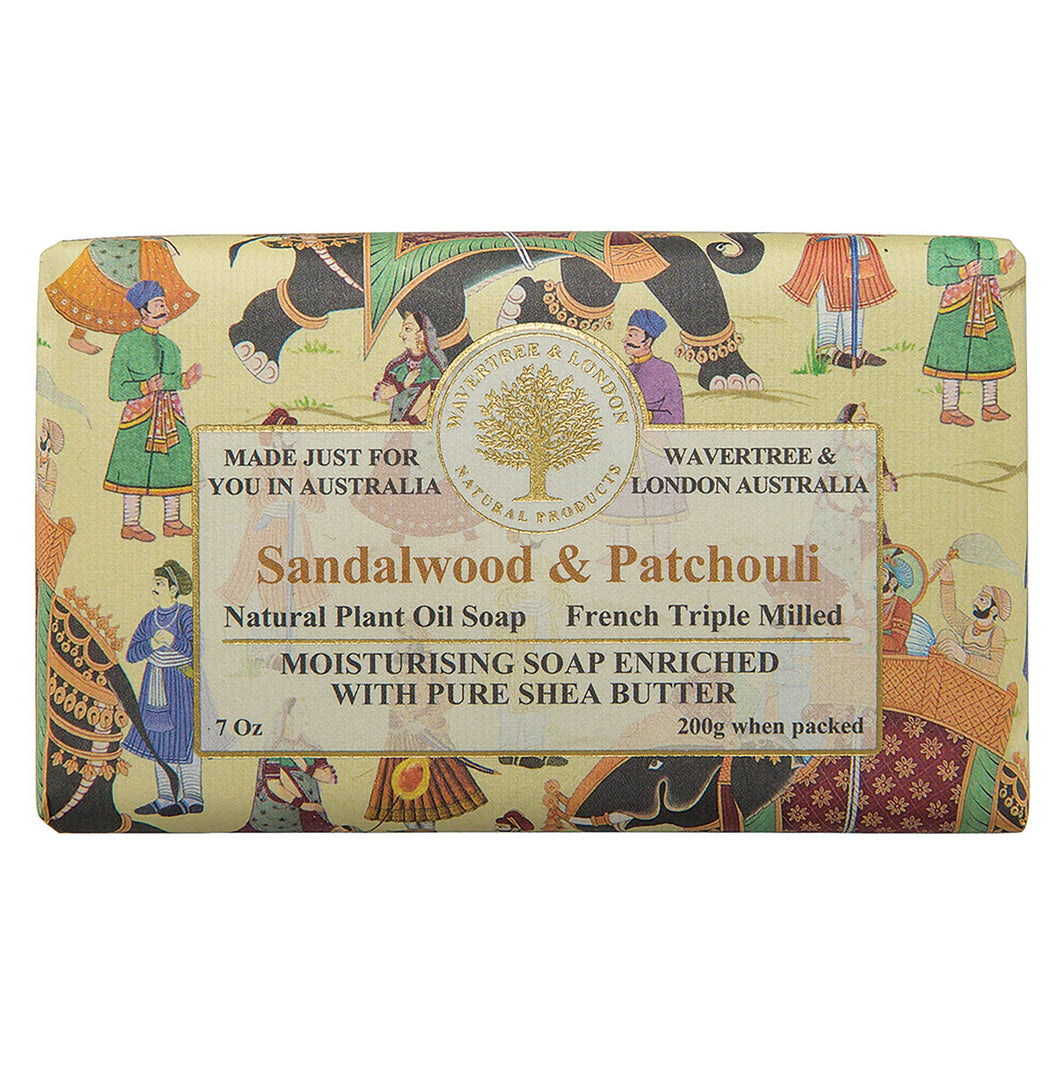 Wavertree & London - Wavertree & London Sandalwood & Patchouli  Luxury Soap Bars