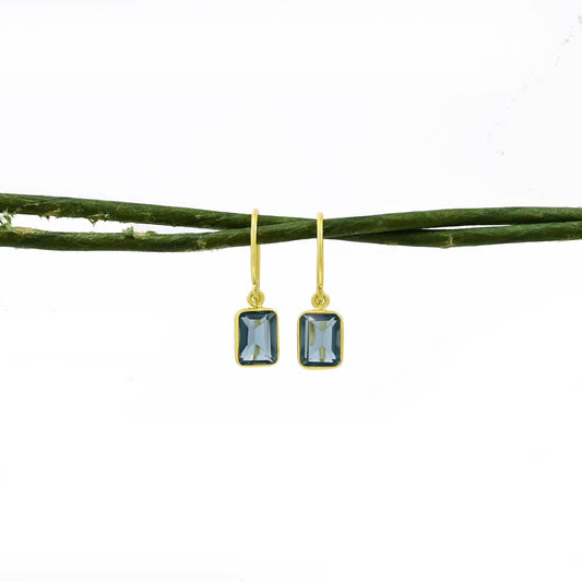 Schmuckoo Berlin - Celeste Earring Gold Silver 925 - Blue Iolite