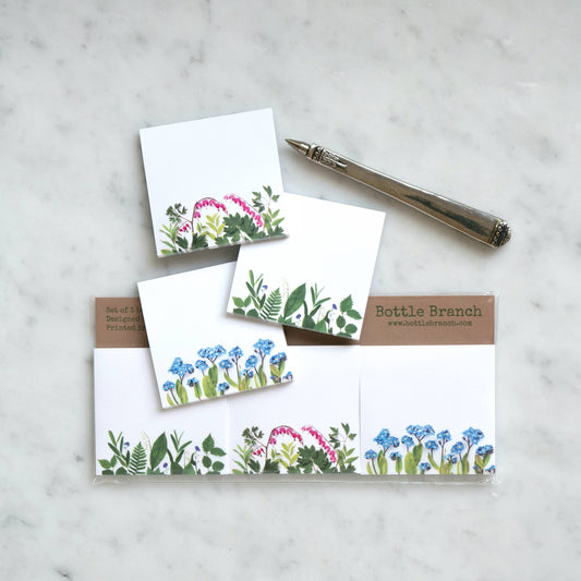 Bottle Branch - Sticky notes - 3 pack - woodland spring