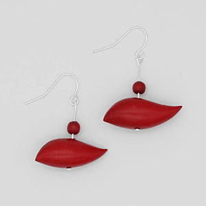 Sylca Designs - Red Robin Statement Earrings