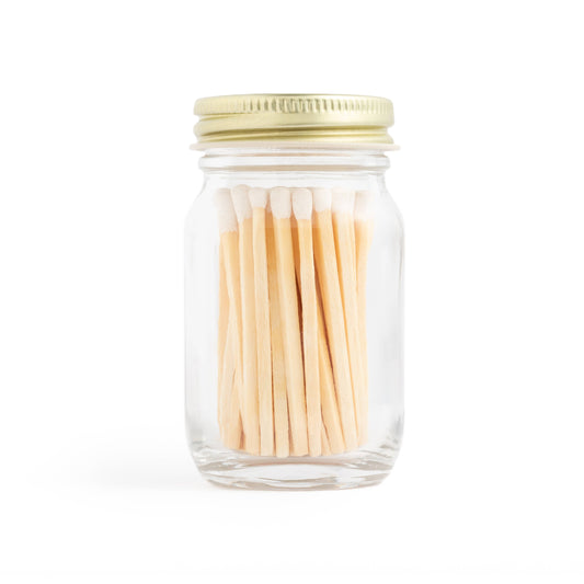 Enlighten the Occasion - White Matches in Mini Mason Jar