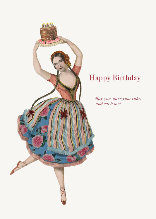 P. Flynn Design / Phun House - May you have your cake • 5x7 Greeting Card