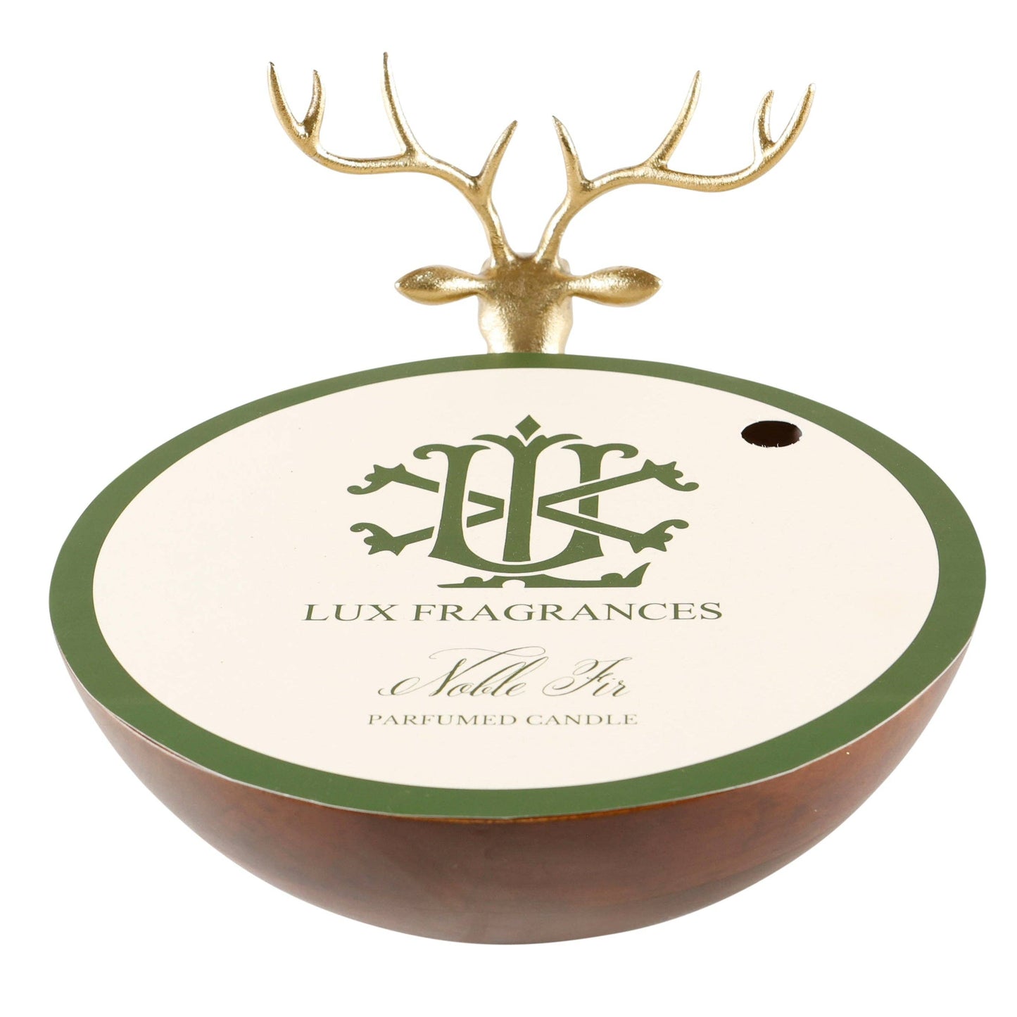 LUX FRAGRANCES - NOBLE FIR 7" STAG BOWL