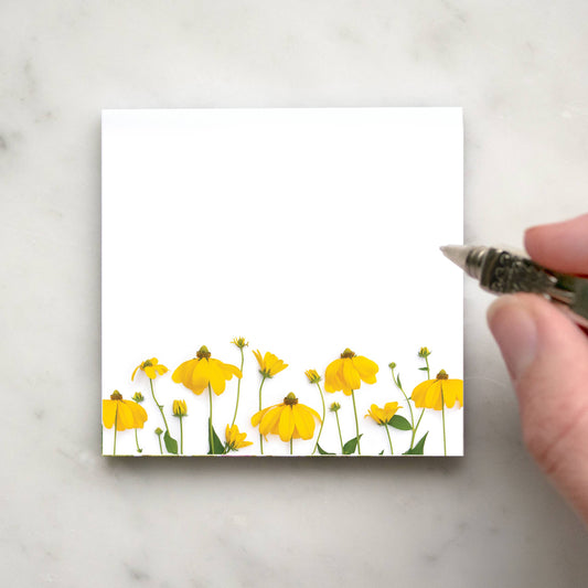 Sticky Notes - Yellow Wildflowers