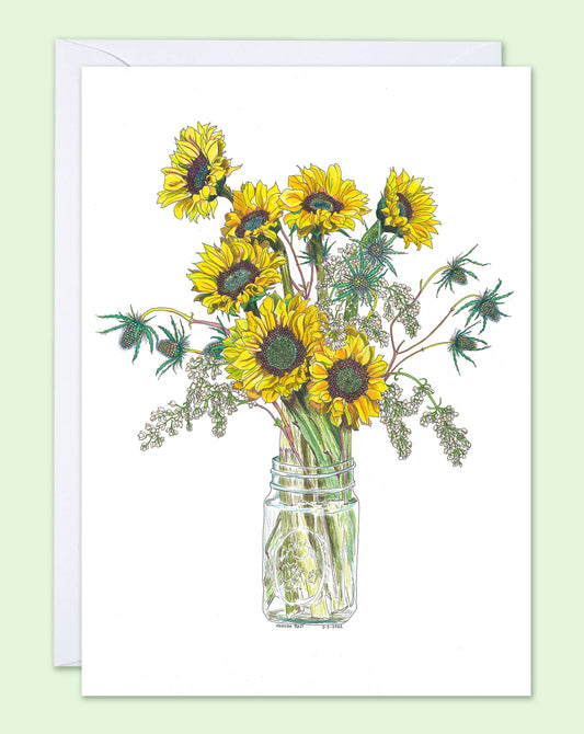 Vivid Cottage - Sunflower Resilience - Card