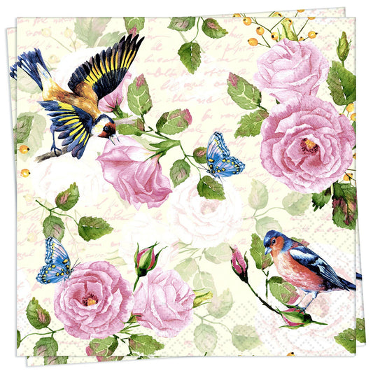 Twilight Collection - Vintage Garden Cocktail Napkin
