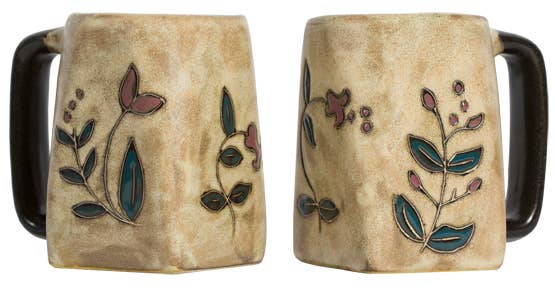 Galleyware - Mara Stoneware Wild Flowers Square Mug