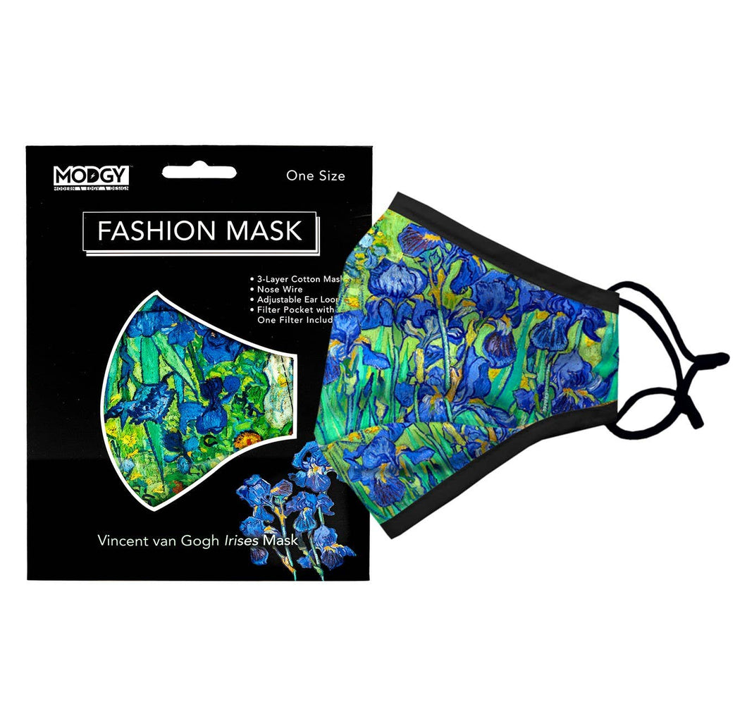 Modgy - Van Gogh Irises Fashion Mask