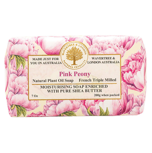 Wavertree & London - Wavertree & London Pink Peony  Natural Soap Bars