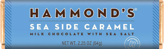 Hammond's Candies - Natural Sea Side Caramel Milk Chocolate Candy Bar  2.25oz