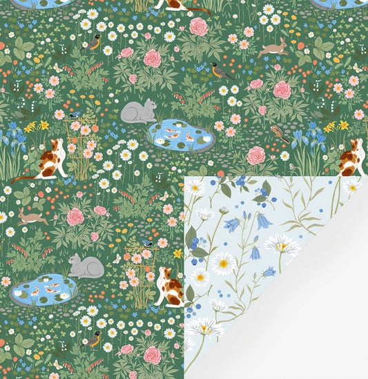 Botanica Paper Co. - GARDEN | Double Sided Wrapping Paper