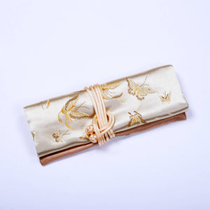 Cathayana - Butterfly or Dragonfly Brocade Jewelry Rolls