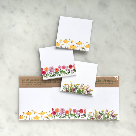 Bottle Branch - Sticky notes - 3 pack - Summer Sunshine