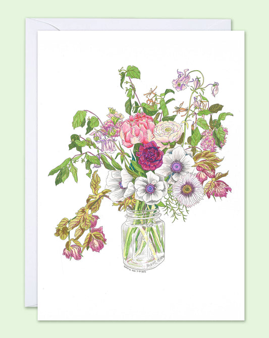 Vivid Cottage - May Spirals - card