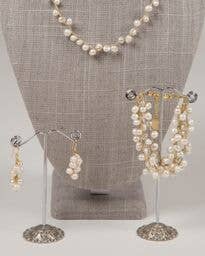 Crossroads Accessories Inc - Pebble Pearl Earrings: WHG