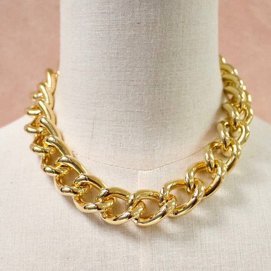 a.v. max - Curb Chain Statement Necklace