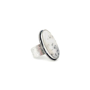Anju Jewelry - Kashi Semiprecious Stone Ring - Dendritic Opal