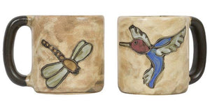 Galleyware - Mara Stoneware Hummingbird Mug - Tan