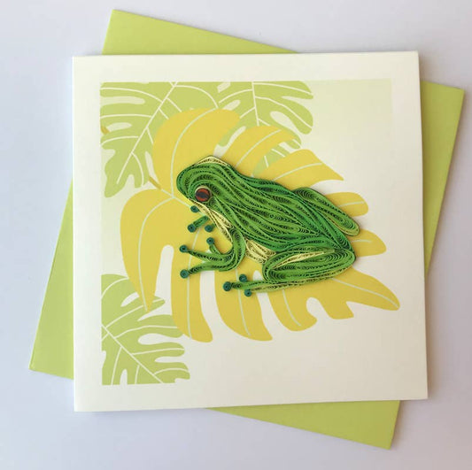 Poppin Cards and Gifts - Frog Quilled
