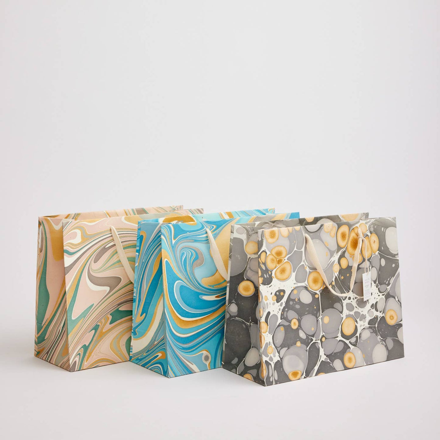 Paper Mirchi - Hand Marbled Gift Bags (Large) - Luxe