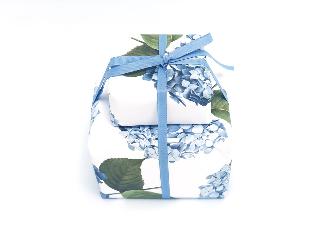 JOSIL Paperie - Blue Hydrangea Gift Wrap