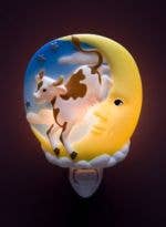 Ibis and Orchid Design - Cow Over the Moon Night Light (minimum of 2 Per Design)