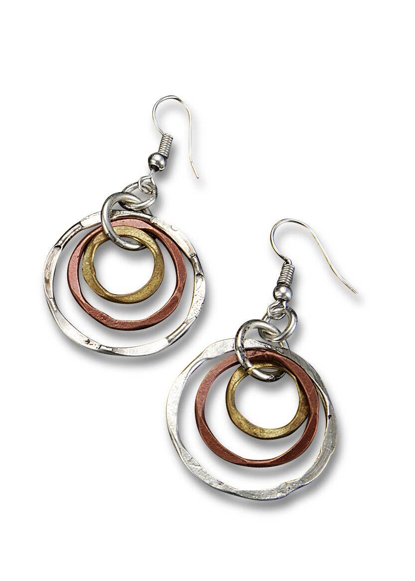 Anju Jewelry - Banjara Graduated Circles Earrings