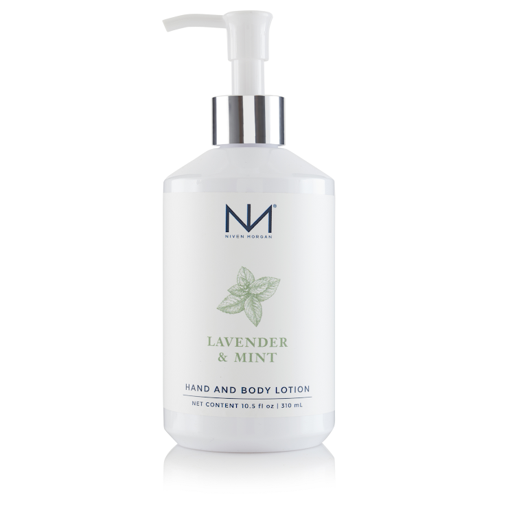 Niven Morgan - 10.5 oz Lavender & Mint Hand and Body Lotion