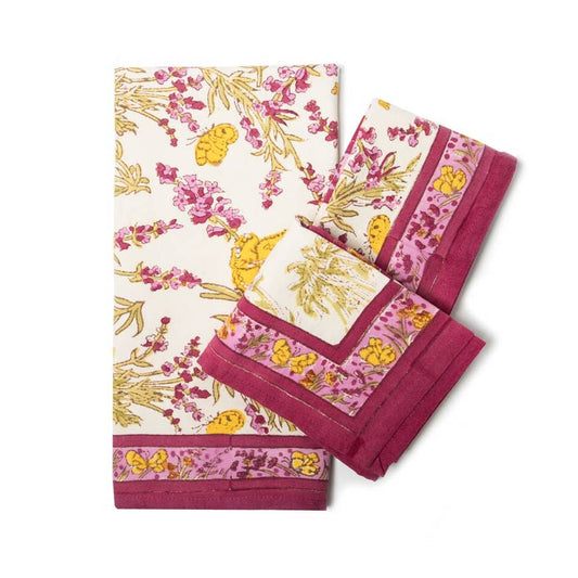 Papillon Rose Tea Towel