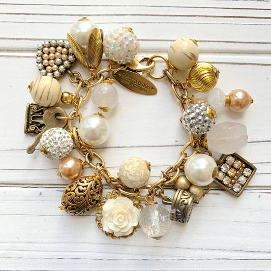 Lenora Dame - Pearly Charm Bracelet