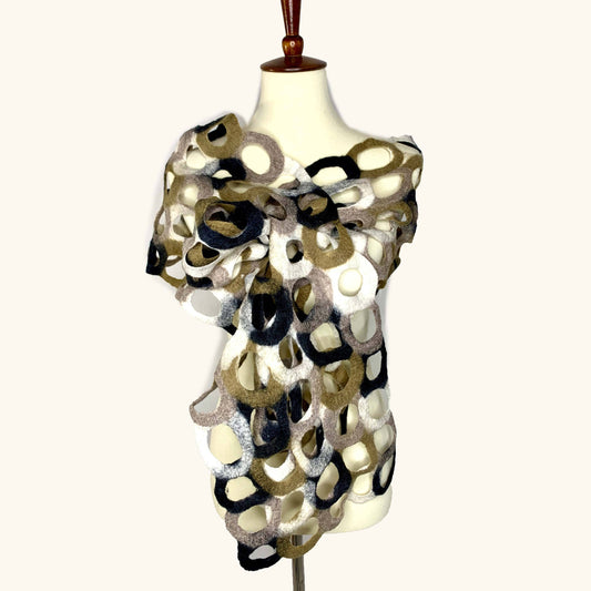 Ring Neutral Scarf