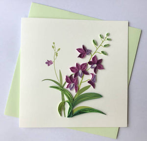 Poppin Cards and Gifts - Dendrobium Orchids