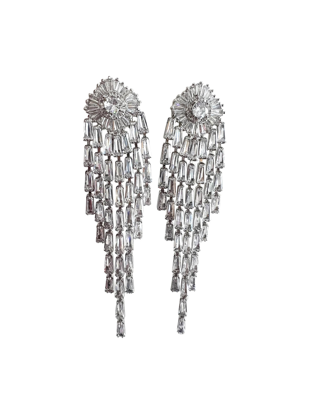 Gemelli - Glam Earring: Silver