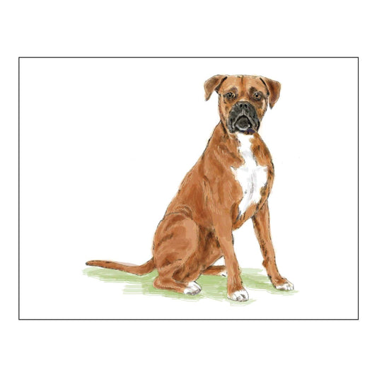 Donovan Designs - BOXER FOLDOVER NOTE CARDS