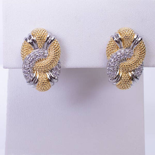 My Best Kept Jewelry - Forget Me Knot Statement Earrings