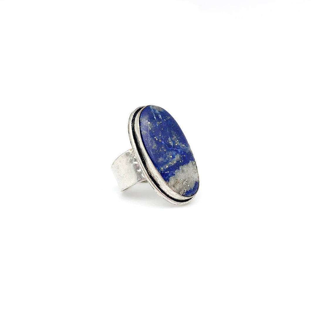 Anju Jewelry - Kashi Semiprecious Stone Ring - Lapis