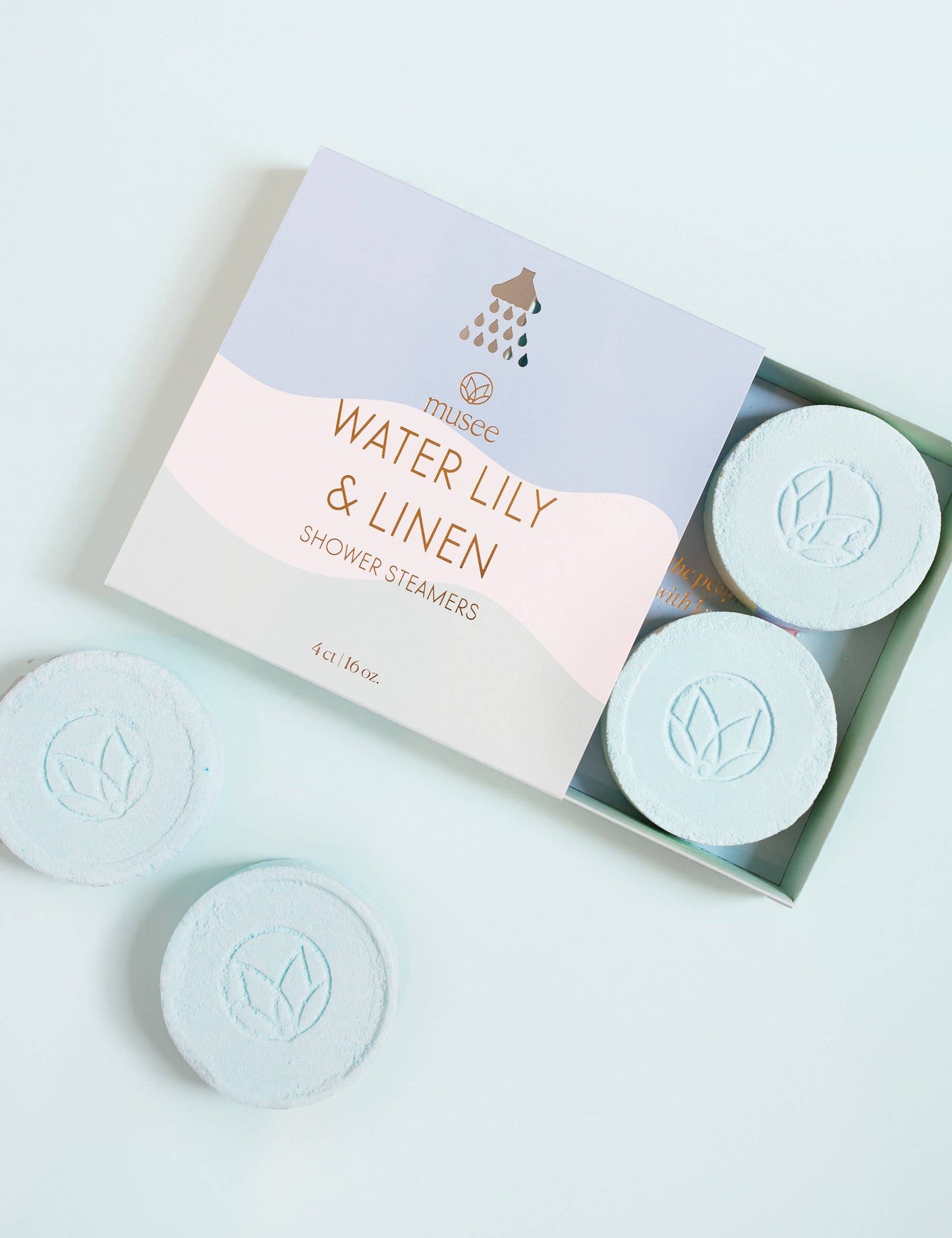 Musee Bath - Water Lily & Linen Shower Steamers