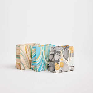 Paper Mirchi - Hand Marbled Gift Bags (Small) - Luxe