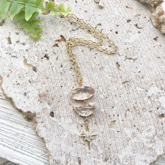 VB&CO Designs Handmade Jewelry - Star burst celestial boutique salon spa jewelry trendy layer