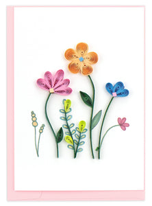 Quilling Card - Wildflowers Gift Enclosue