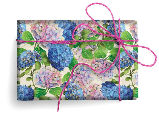 San Lorenzo Design - Florentine Wrapping Paper, Large Sheets 27.5 x 39 in.: Hydrangeas