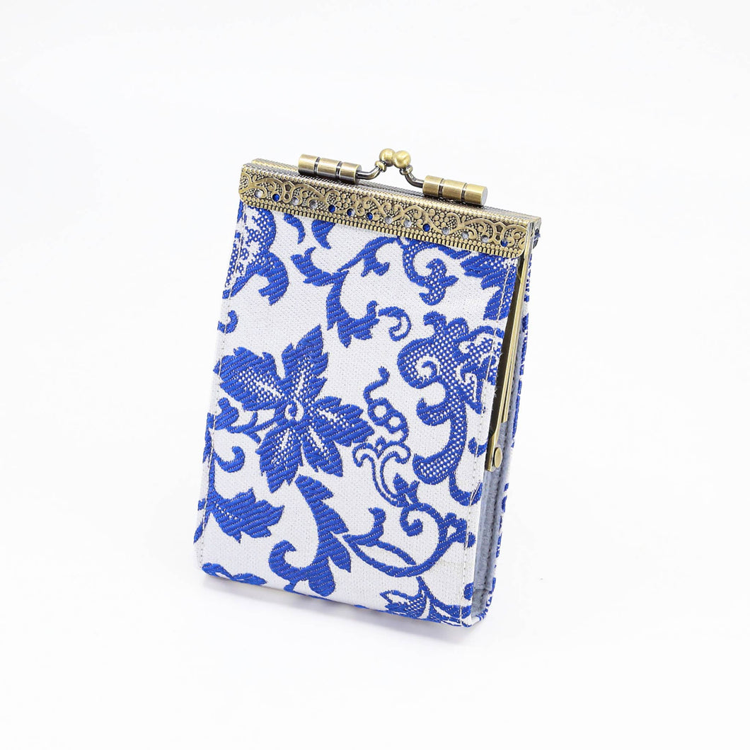 Cathayana - White and Blue Card Holder
