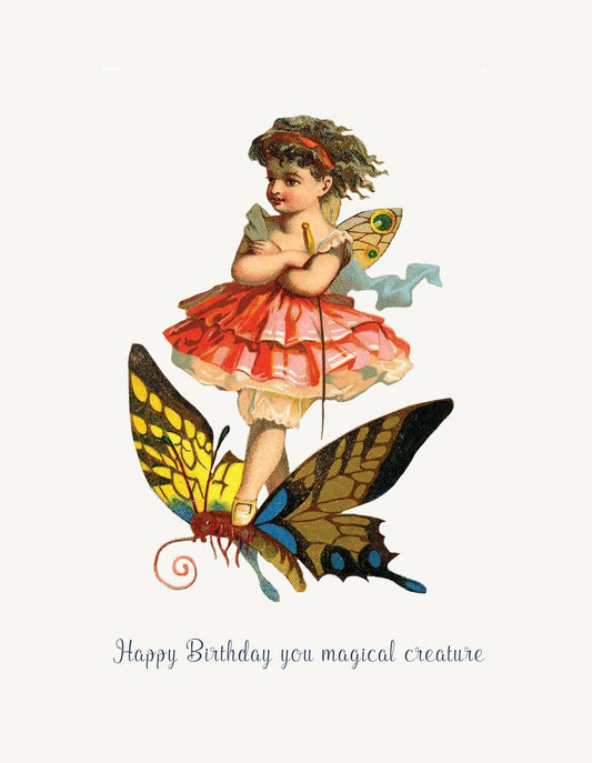 P. Flynn Design / Phun House - Happy Birthday You Magical Creature • A-2 Greeting Card