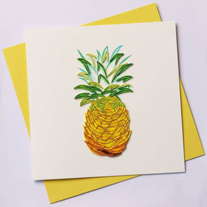 Poppin Cards and Gifts - Pineapple Quilled Card