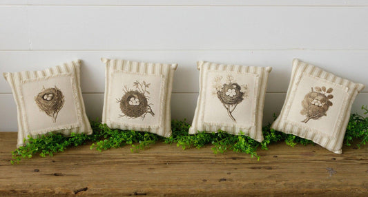 Mini Pillows - Sepia Nests (PK/4 AST)